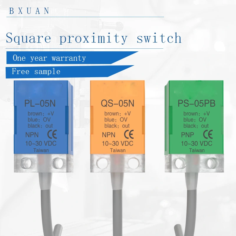 PNP NPN de 5mm de distancia de detección del interruptor del sensor de proximidad inductivos Plaza