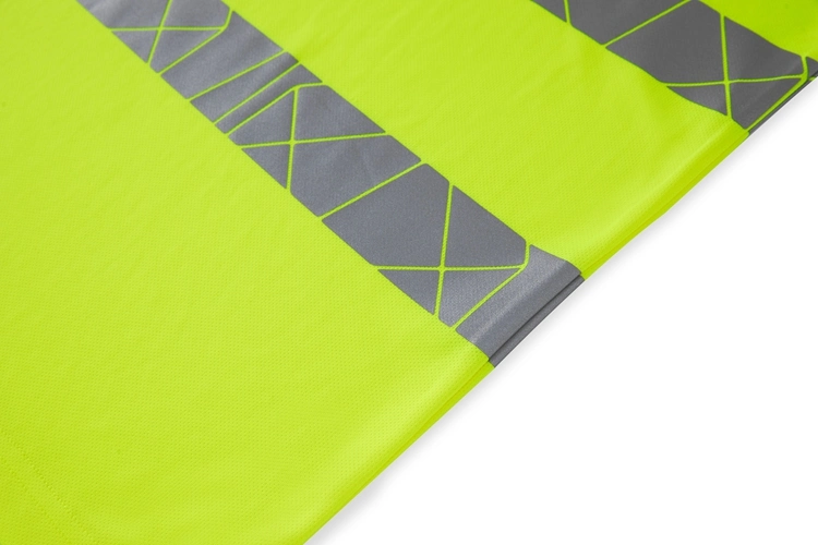 100% Cotton Hi Vis Reflective Safety Polo T Shirts Running Cycling Workwear Shirt