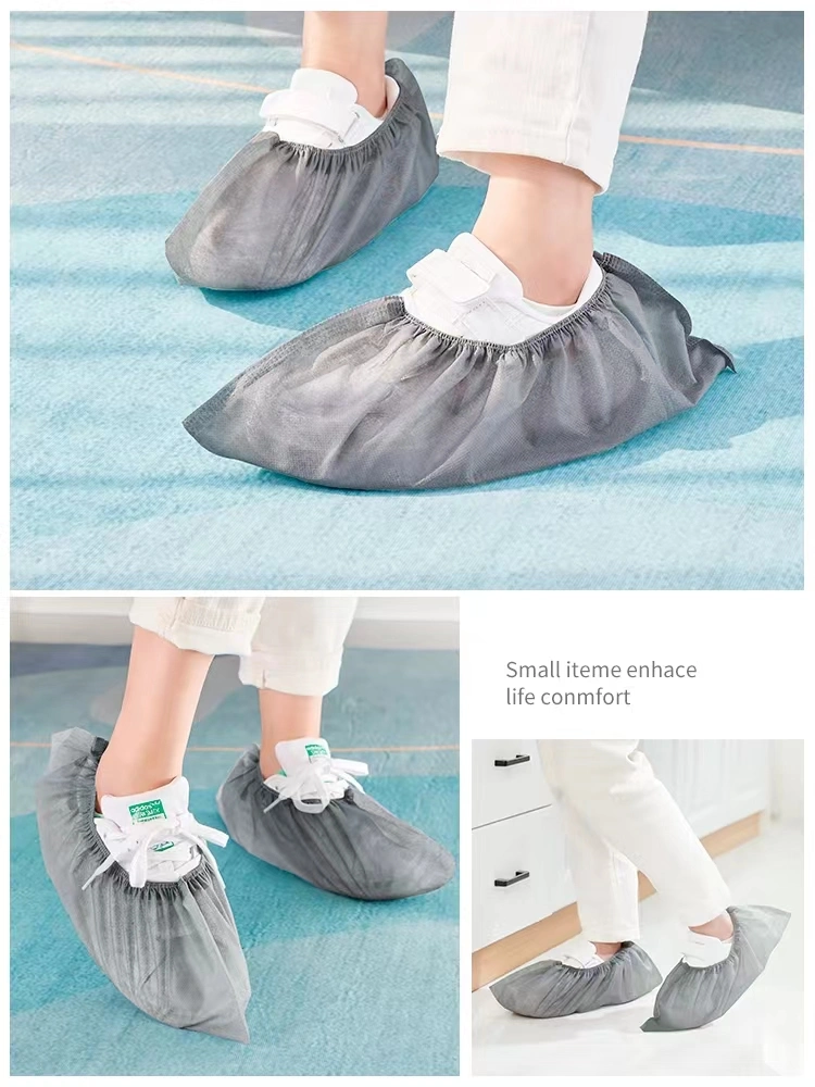 Disposable Customized Gray PP Nonwoven Antislip Shoe Cover
