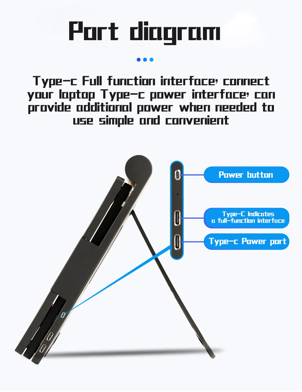 13.3inches Expansion Screen The Dual Expansion Screen Is Easy to Connect