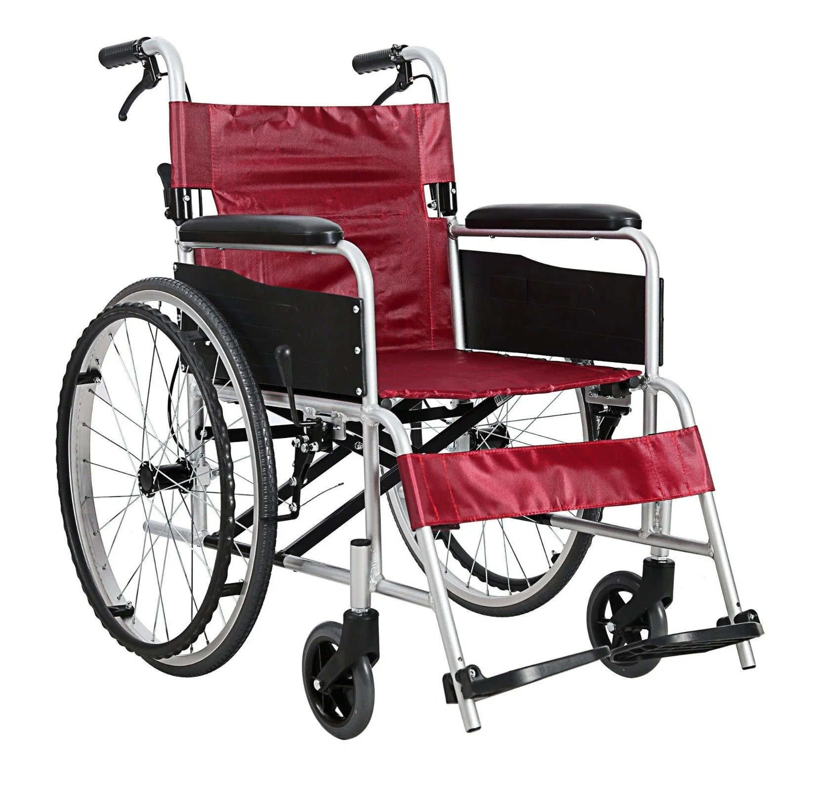 PRO Basic Wheelchair Lighweight Wheelchair Transport Chairs for Elderly