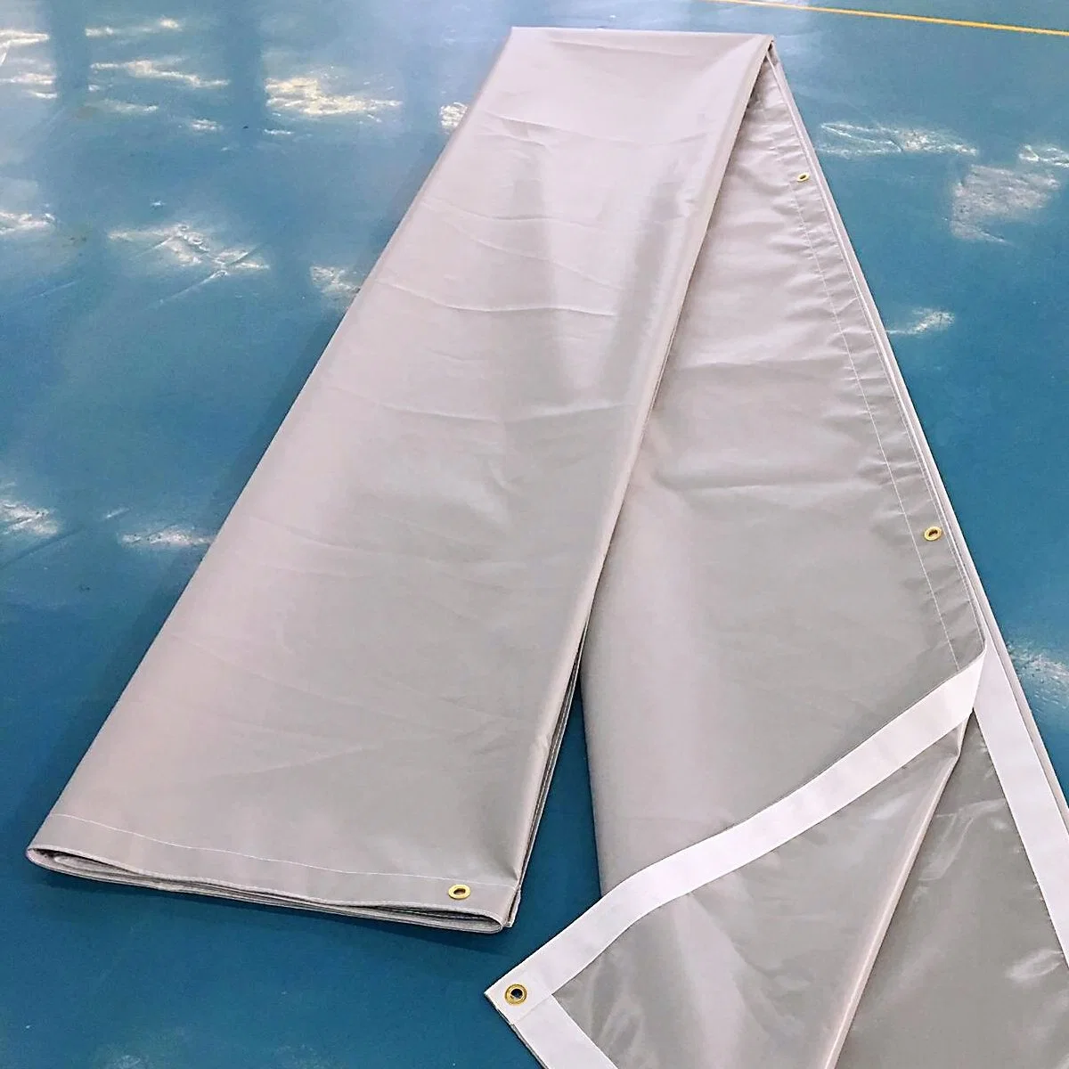 Wasserdichtes, robustes, feuerhemmendes, UV-beständiges Vinyl, Canvas, Nylon Beschichtete Abdeckplane für den Außenbereich PVC-Abdeckplane