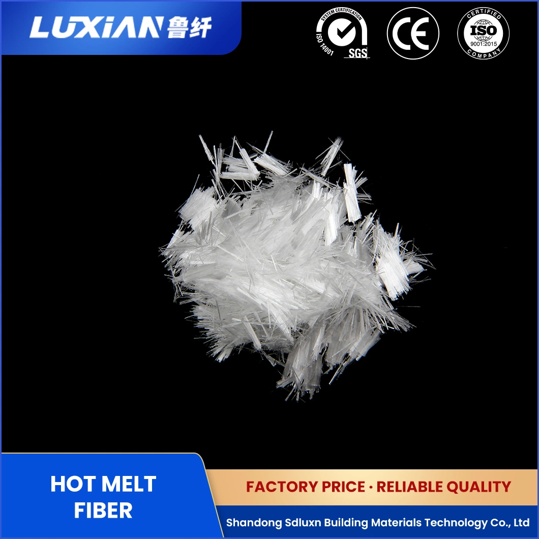 Luxn Cotton Staple Fiber Sample Available Synthetic Resin Lx Dr-100 Polypropylene Cement Fiber China Exhaust Anti-Explosion Hammer Sided Fiber Suppliers