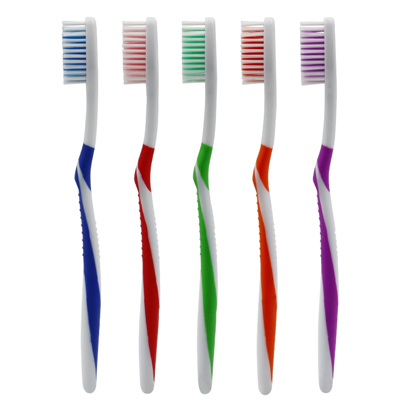 Classic 5pk Adult Toothbrush with Nylon Polishing Bristles/Anti-Slip Handle