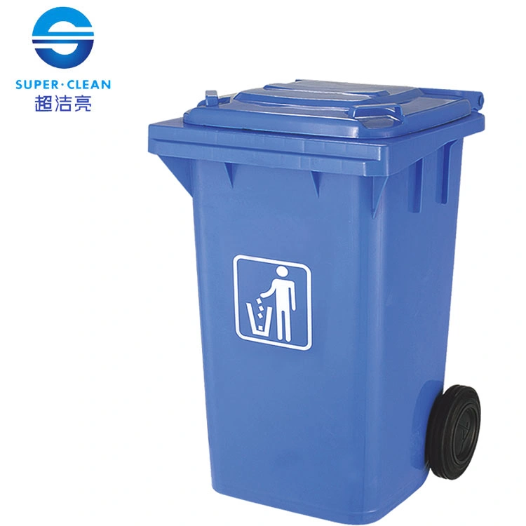 120L Plastic Side-Wheel Garbage Bin (B-003)