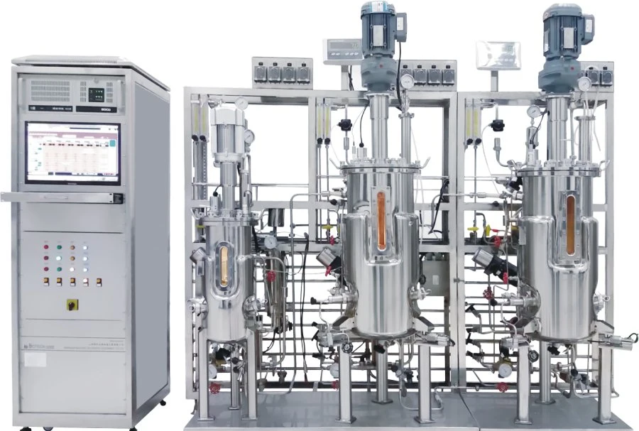 Usine Acier inoxydable spécial Laboratoire personnalisé 500L Équipement des citernes en plusieurs stades biologiques Réacteur enzymatique