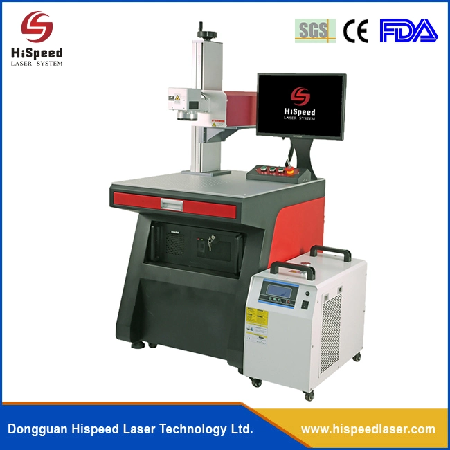 High Marking Speed Plastic Porducts UV Laser Marking Machine with FDA Approved