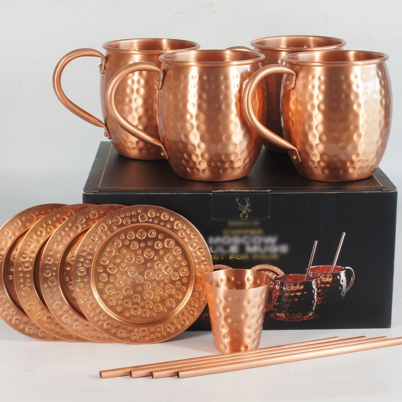 Kks Neue Hammer Point Bier Tasse Kaffee Becher Moskau Mule Becher – Becher Aus Reinem Kupfer