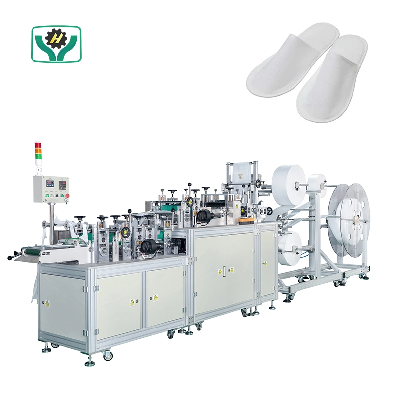 Can Print Logo Automatic Package SPA Slippers Machine Hotel Disposable Slippers Making Machine