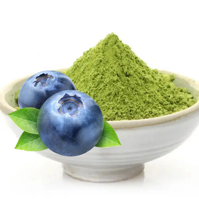 China Wholesale Blueberry Flavour Matcha Green Tea Fruit Tea Pure Powder Te Matcha with Good Quality