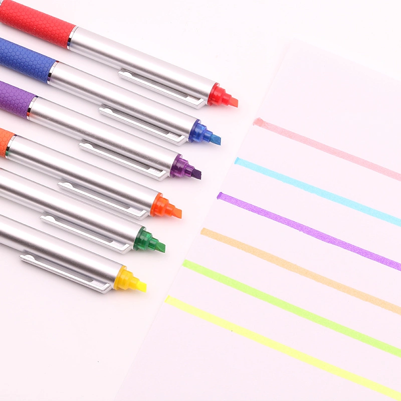 Wholesale/Supplier Promotional 2 in 1 Ball Pen with Highlighter Marker for School and Office