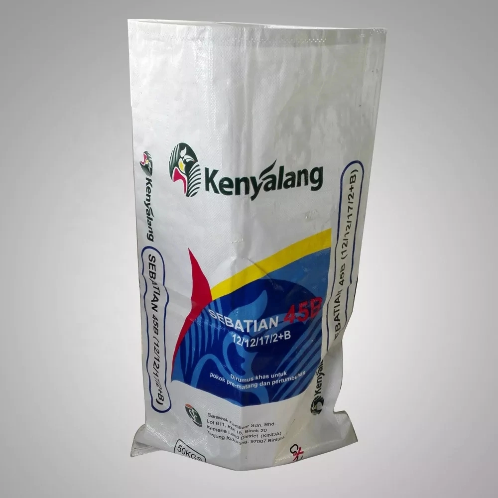 Factory SGS FDA Rice Bag 25kg 50kg Plastic Sand Cement Packaging Bags Poly PP Woven Sacks PP Bag for Chemical Fertilizer Sand Sugar