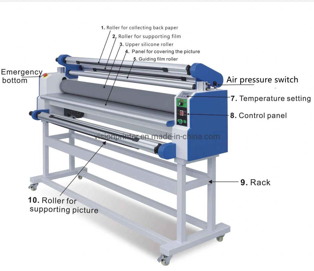 Máquina de film laminado disolvente máquina laminadora en caliente