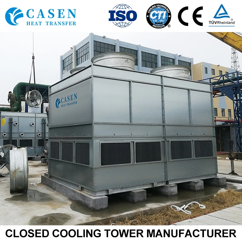 Industry Efficient Nh3/Ammonia/R717/Refrigerant Cooling Tower Evaporative Condenser for Screw Air Compressor Refrigeration Industry