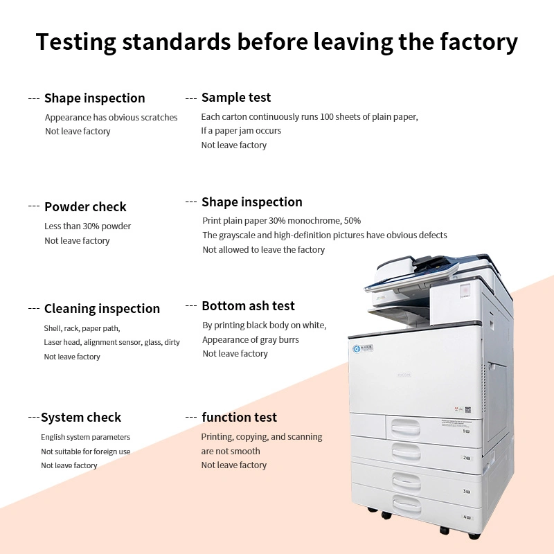 A3 Digitaldrucker Multifunktions-Farbkopierer Maschine Kopierer Kopierer für Gebrauchte Ricoh Mpc3503sp Fotokopierer Maschine