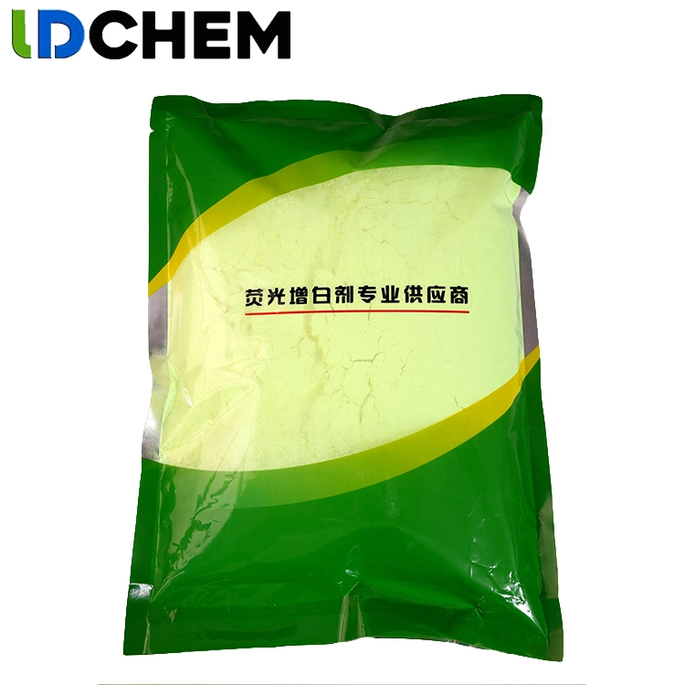 Bolsa de papel de desamarillamiento Lime Fluorescent Brighttener Dye AMS 30% blancura Mejora