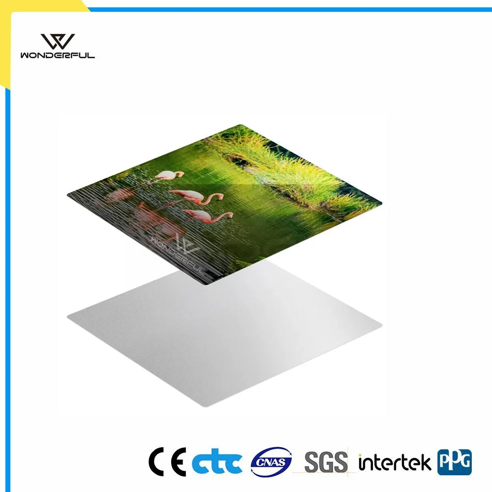 Single or Double Sided Coated Sublimation Aluminum Sheet with Fadeless Heat Press Printing