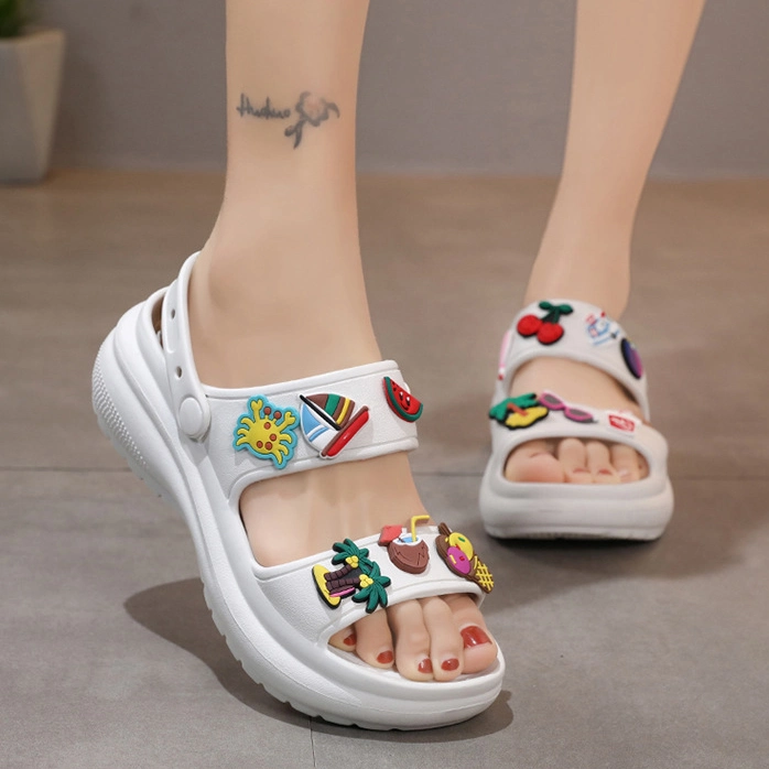 Factory Wholesale/Supplier Custom Light Weight Nonslip Women Beach Platform Sandals