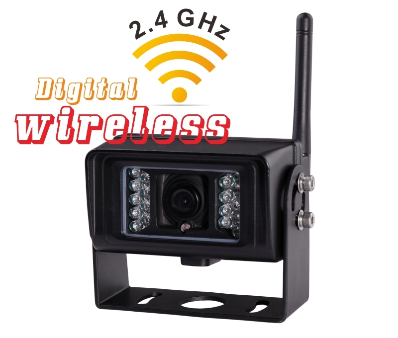 9'' Digital Wireless DVR Quad Monitor Camera System