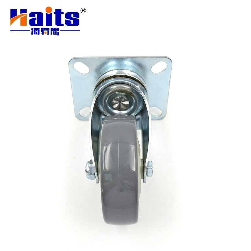 Top Quality Iron+PVC Warehouse Universal Swivel Plate Caster Wheel