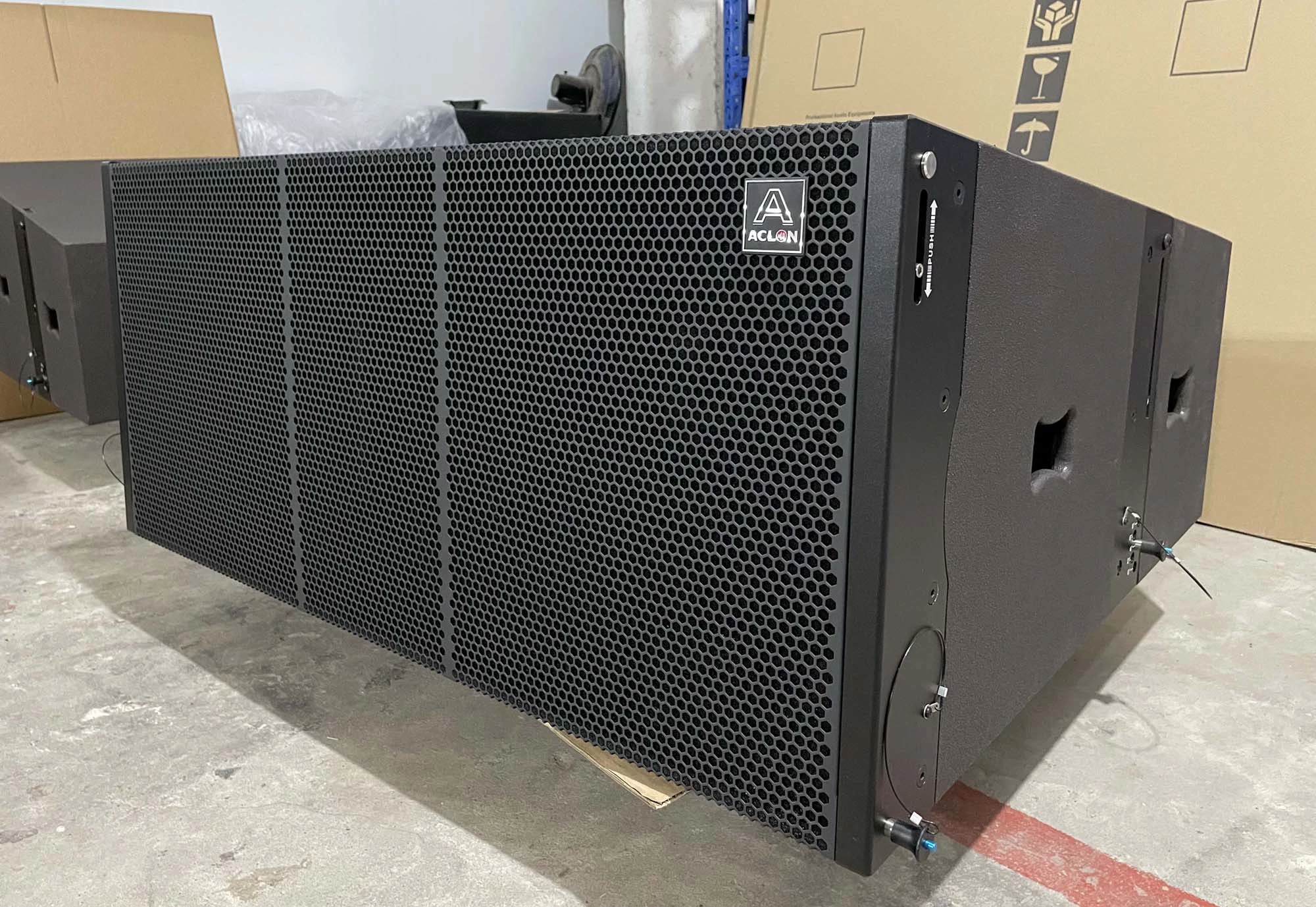 Doble 12" sistema de sonido DJ Neodynium Active Line Array altavoz