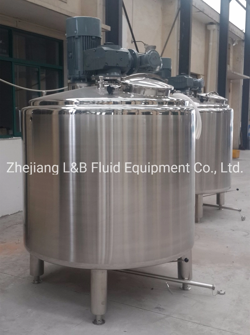 L&B Blender Machine Tank/Dairy Processing Equipments, Double Jacket Kettle, Double Jacketed Mixing Tank