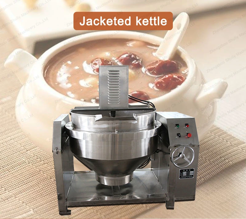 Cheese Jacketed Pot with Mixer Double Jacketed Kettle with Agitator Jacketed Kettle