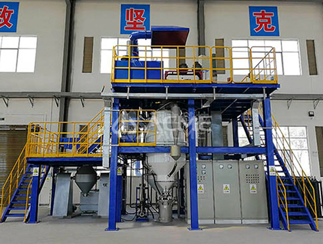 Acme High Pressure Water Atomization Production Line, Prep Atomization