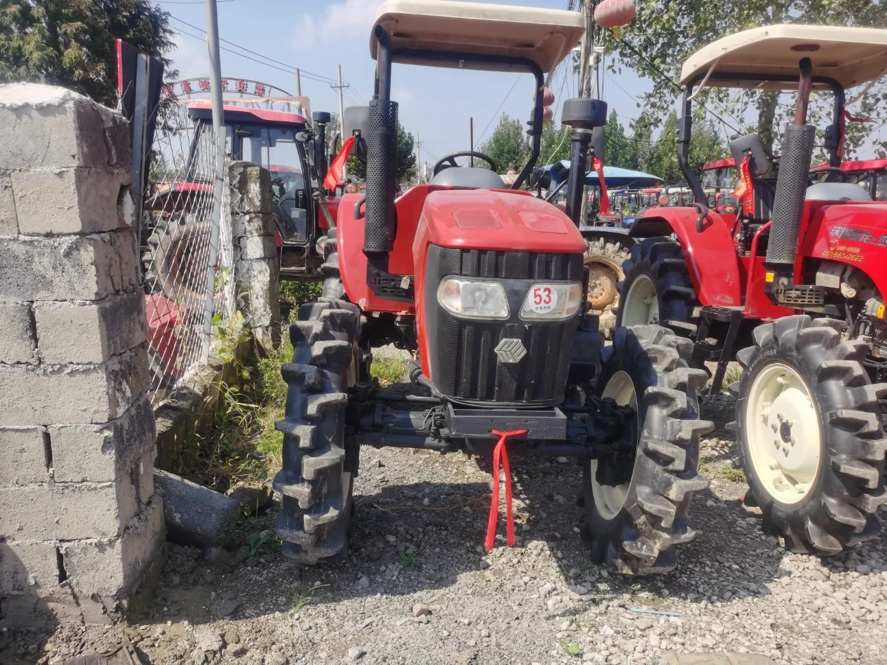 DB tractor usado Olydragon 704 70hp 4WD nuevos tractores China compacta / tractor de frutas Granja Maquinaria para la venta buena calidad