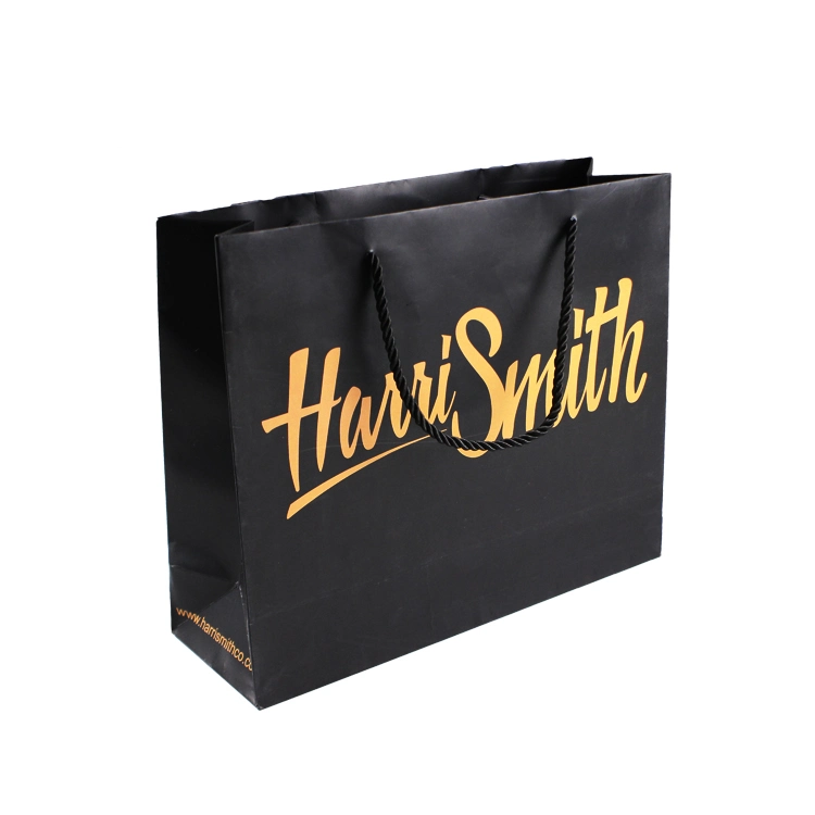 Custom Logo Printed Shopping Paper Gift Bags