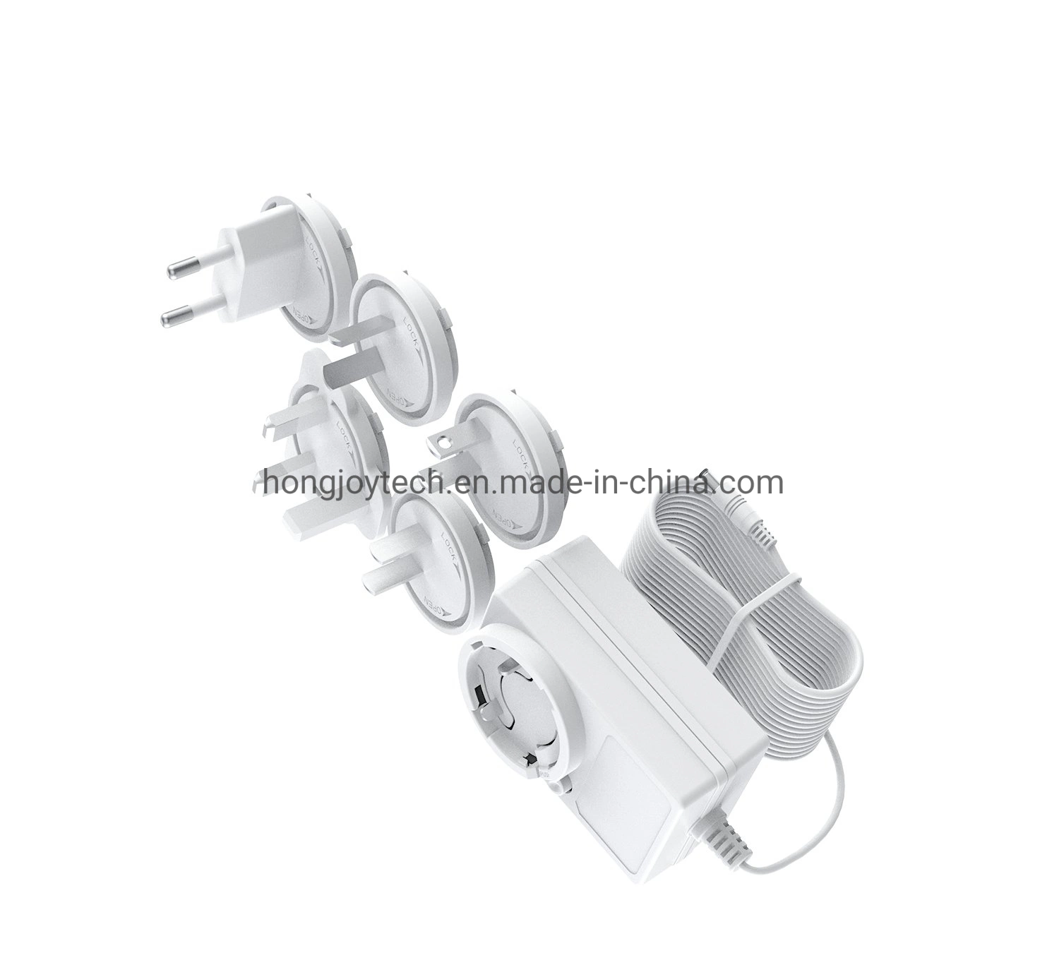 OEM ODM Universal eu Au US UK Power Plug 5V 9V 12 V 15 V 24 V 36 V 0,5A 1A 2A 3A 4A Fonte de transformador CA CC de 5 a com TUV/GS/CE/Ukca/UL