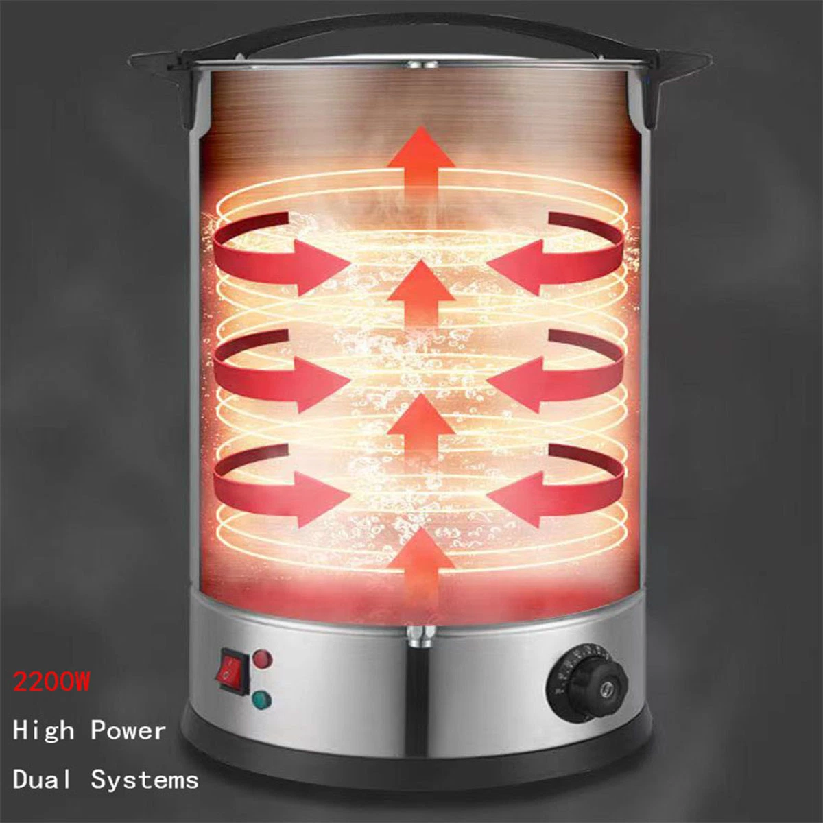 Accueil de haute qualité ménage meilleur acier inoxydable percolateur Maker Machine à café électrique appareil de cuisine