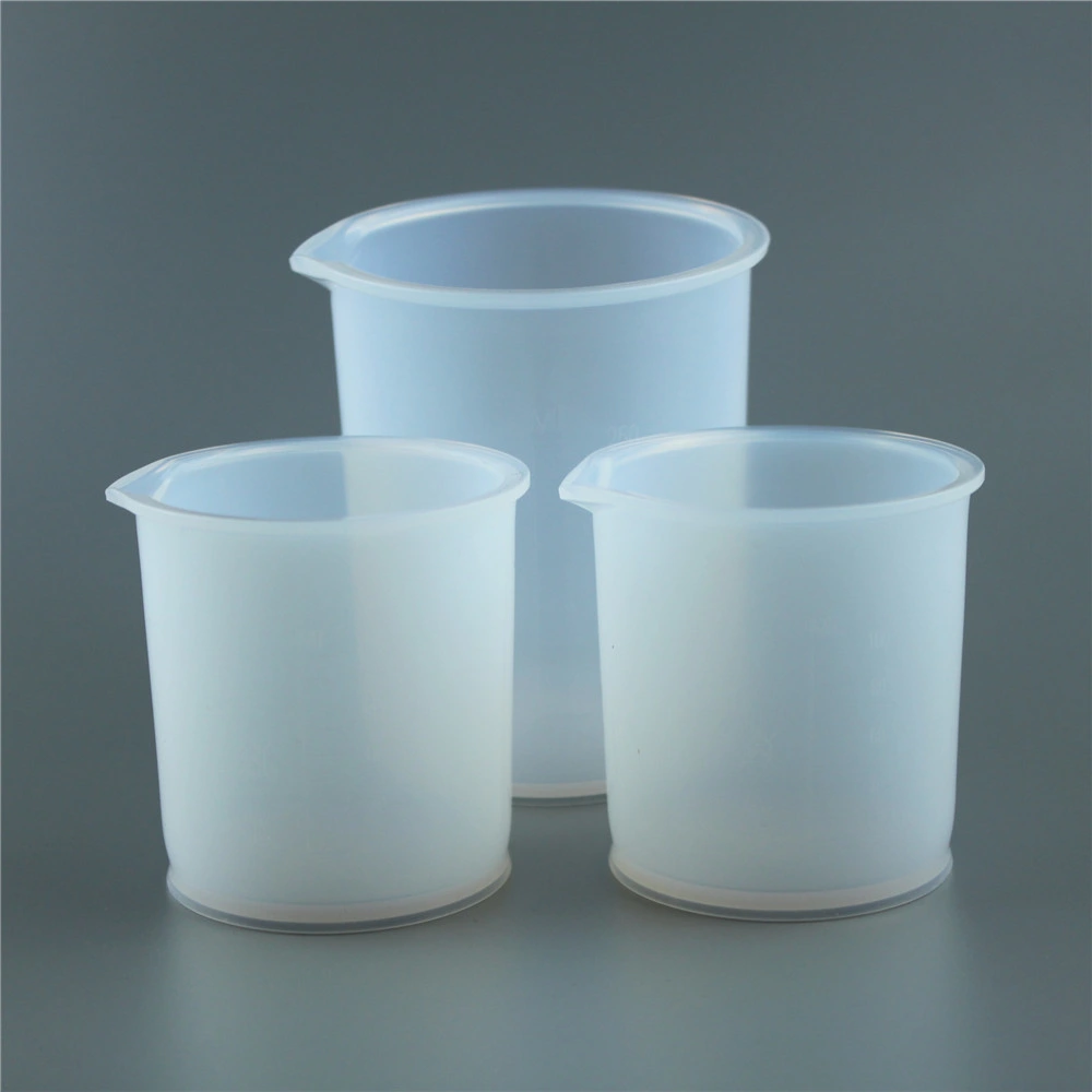 Customized 30ml PFA Beaker Lab Use Chemical Resistant for Pure Acid or Alkali Solvents in Laboratory