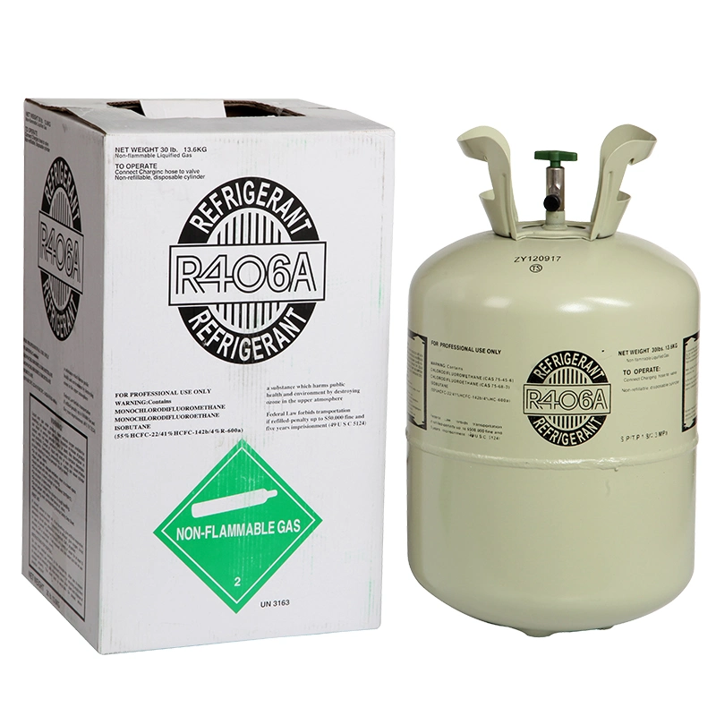 Factory Supply 99.9% Purity 13.6 Kg Refrigerant Gas R410A