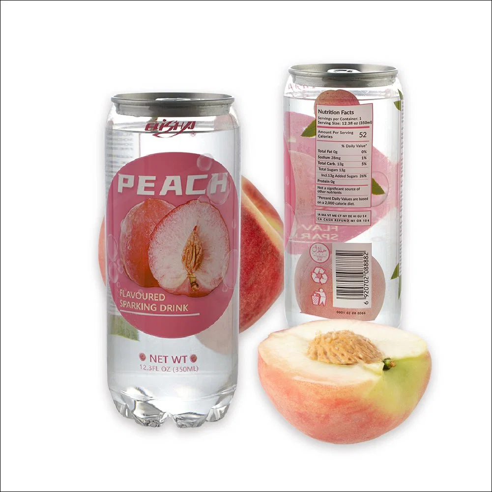 350ml Fruit Flavor Soda Water with ISO