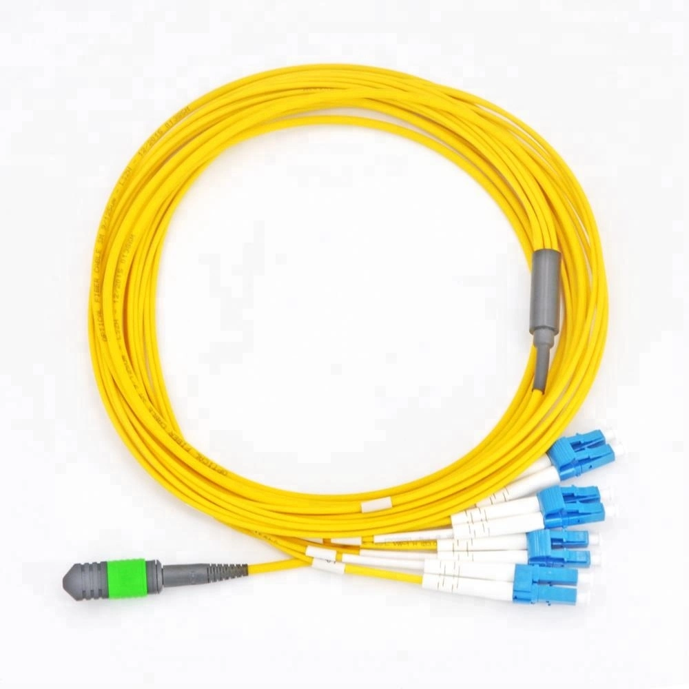 MTP MPO to LC/Upc Fiber Optic Fiber Cable De Conexion MPO/APC to LC/Upc Patch Cord