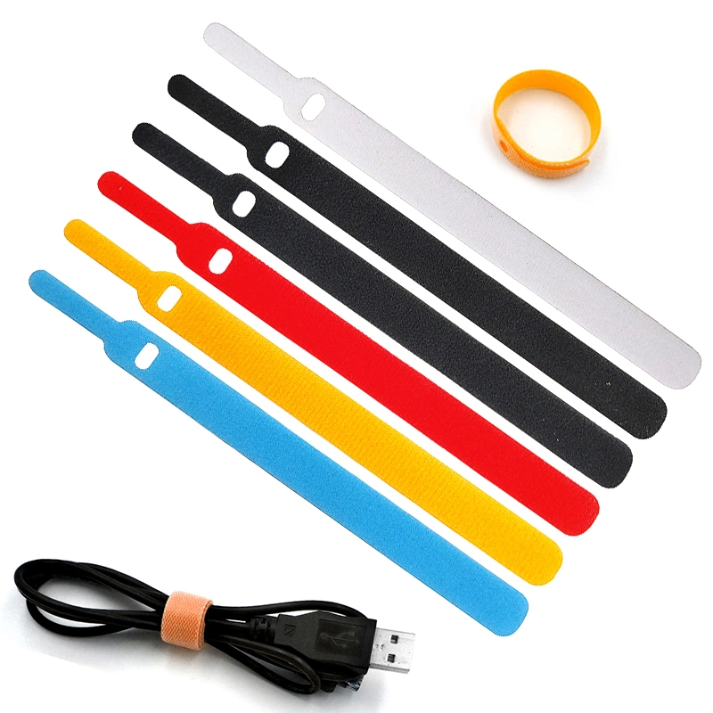 Reusable T-Type Cable Ties Wire Cord Organizer Wire Nylon Fastener Straps