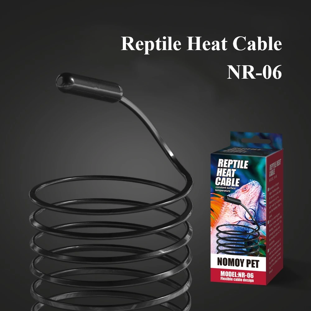 Reptile Box Bottom Heating Black Long Reptile Heat Cable for Reptile Terrarium Vivarium