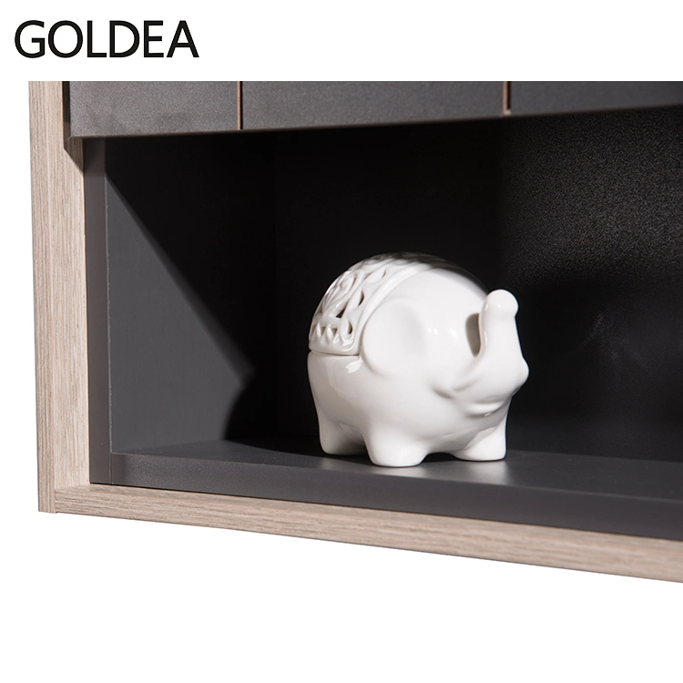 Fashion Modern MDF Goldea Hangzhou Home Decoration Made in China Wooden Vanity Furniture