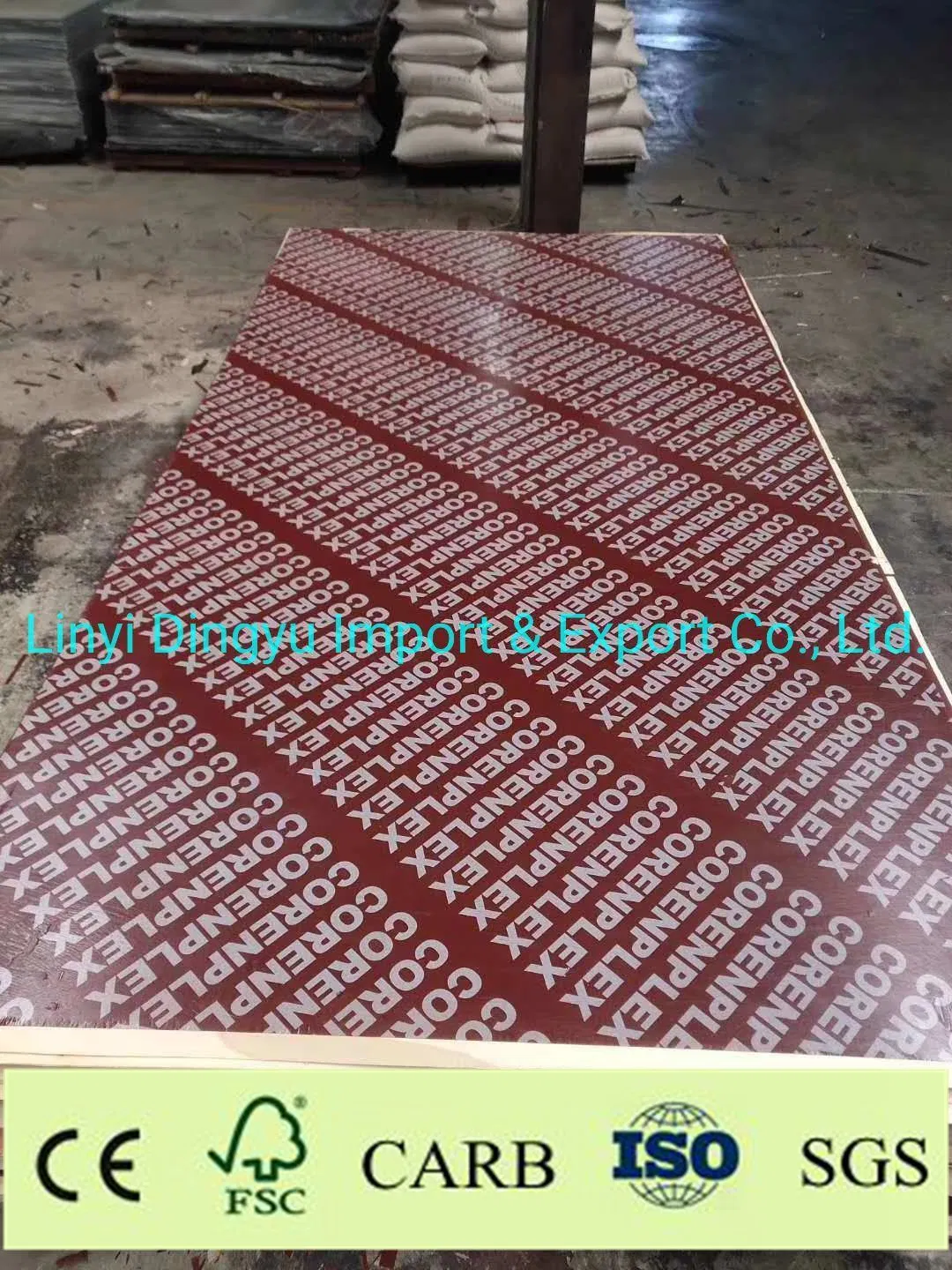 18mm WBP Glue Waterproof Film Faced Plywood for Construction