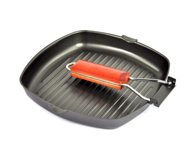 New Design Non Stick Cast Iron Fry Pan with Folding Handle