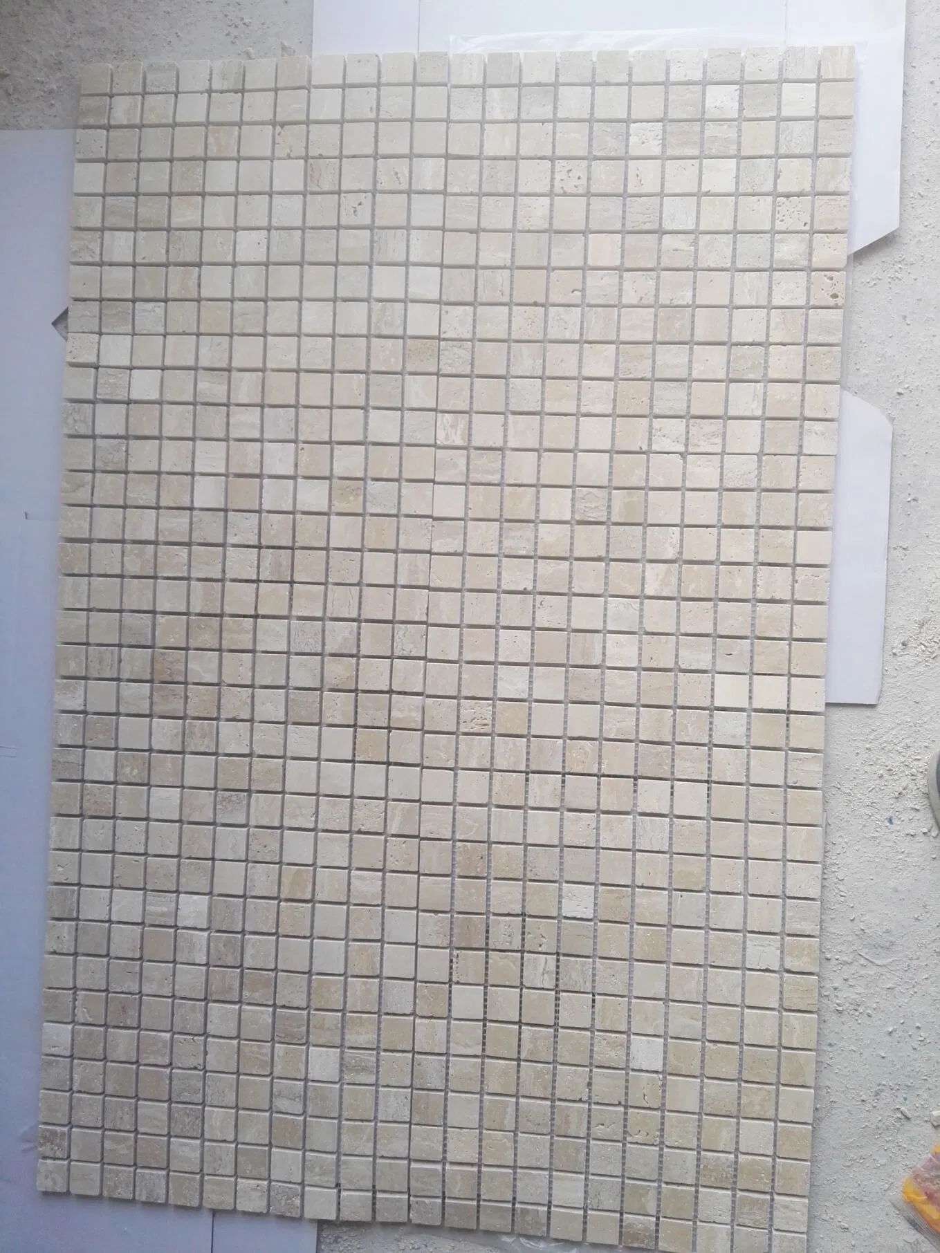 Beige Travertine Stone Marble Mosaic for Exterior