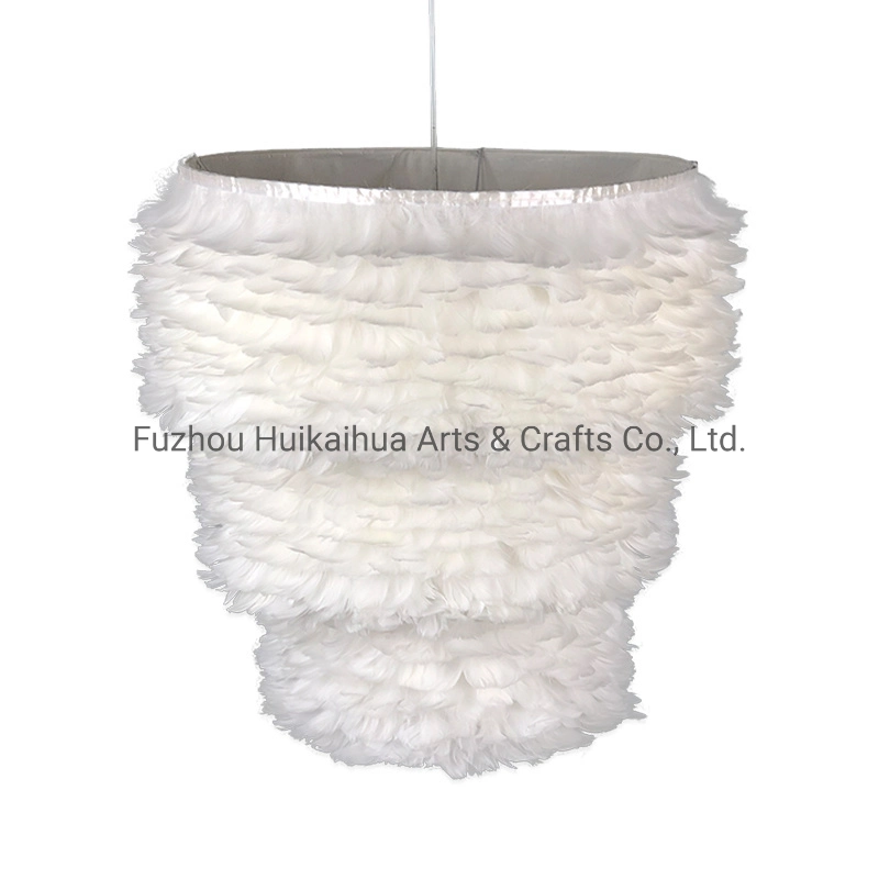Feather Lamp Shade for Ceiling Pendant Light