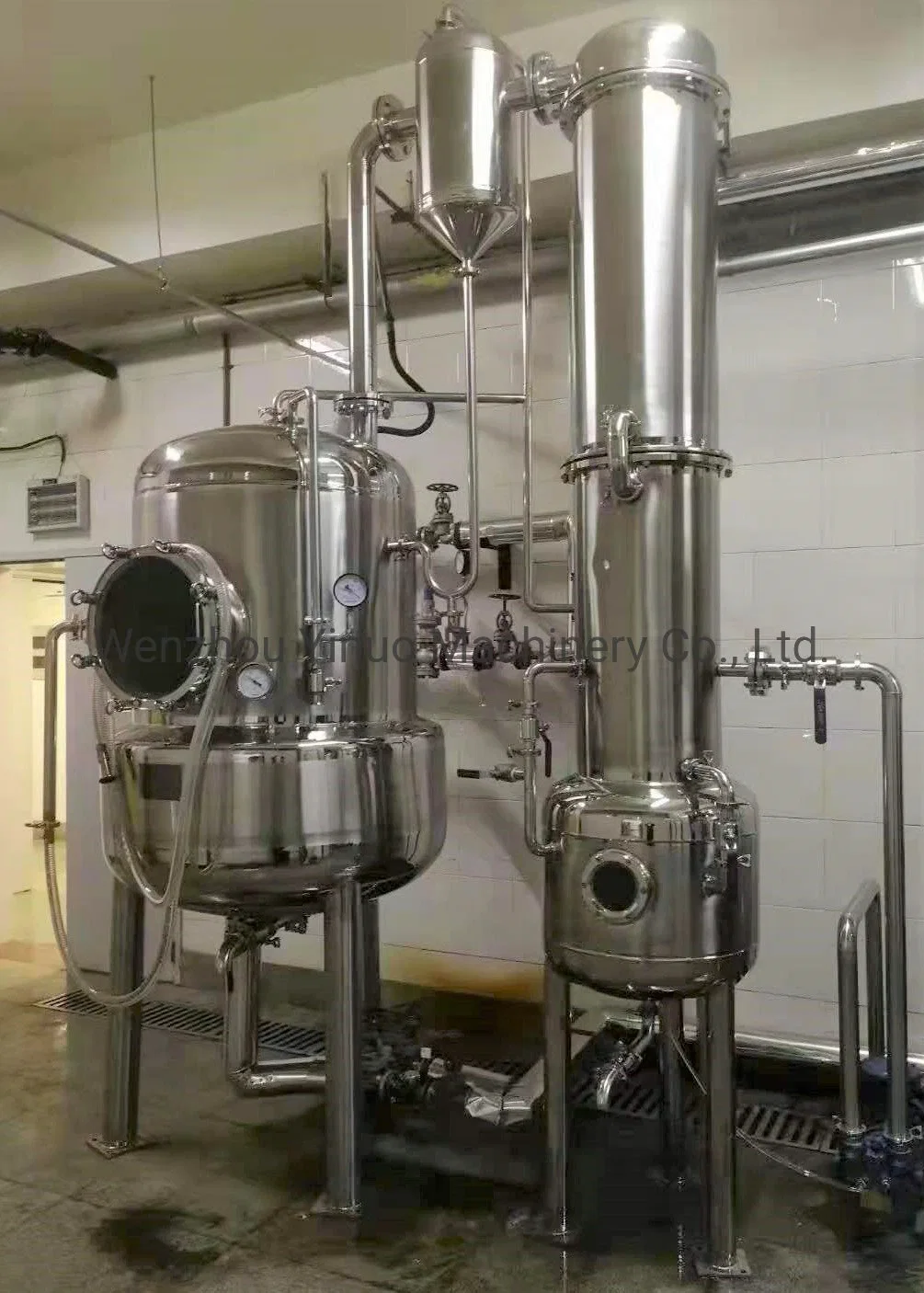 Stainless Steel Tomato Paste Ketchup Honey Jam Scraper Agitator Mixing Evaporator Concentrator Machine