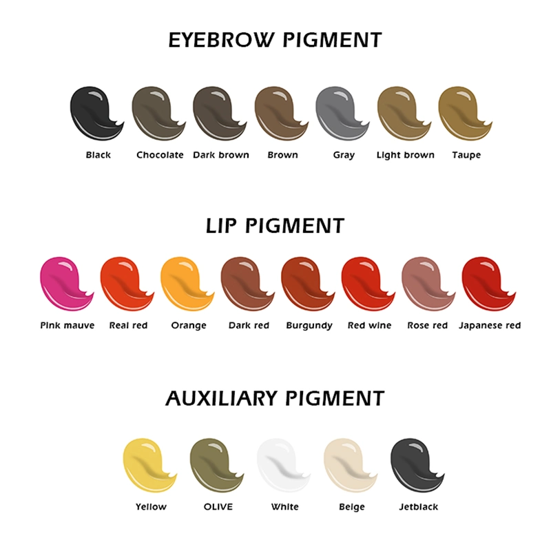 Permanent Makeup Color Pigment Microblading Tattoo Supply