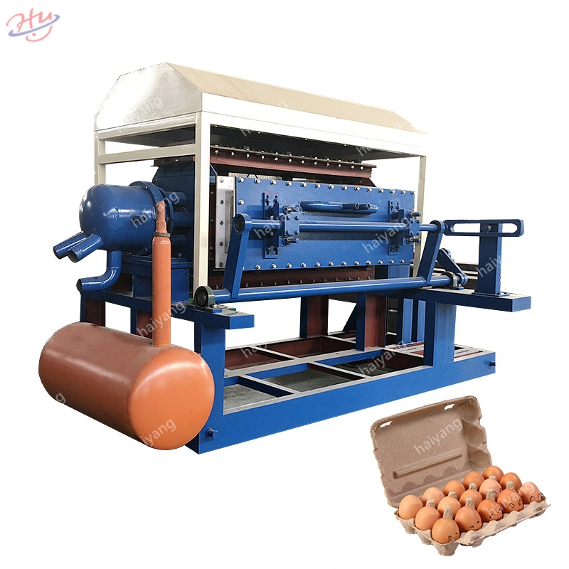 Good Service 4 Molds Food Small Manufacturing Machines Paper Equipment Pulp Tray Machine