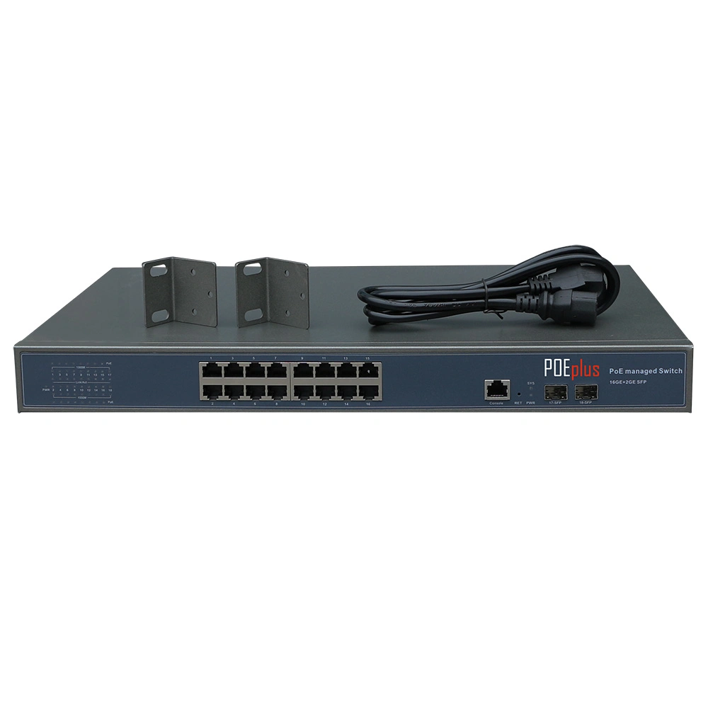 16 Port Poe Switch 10/100/1000Mbps L2 Management