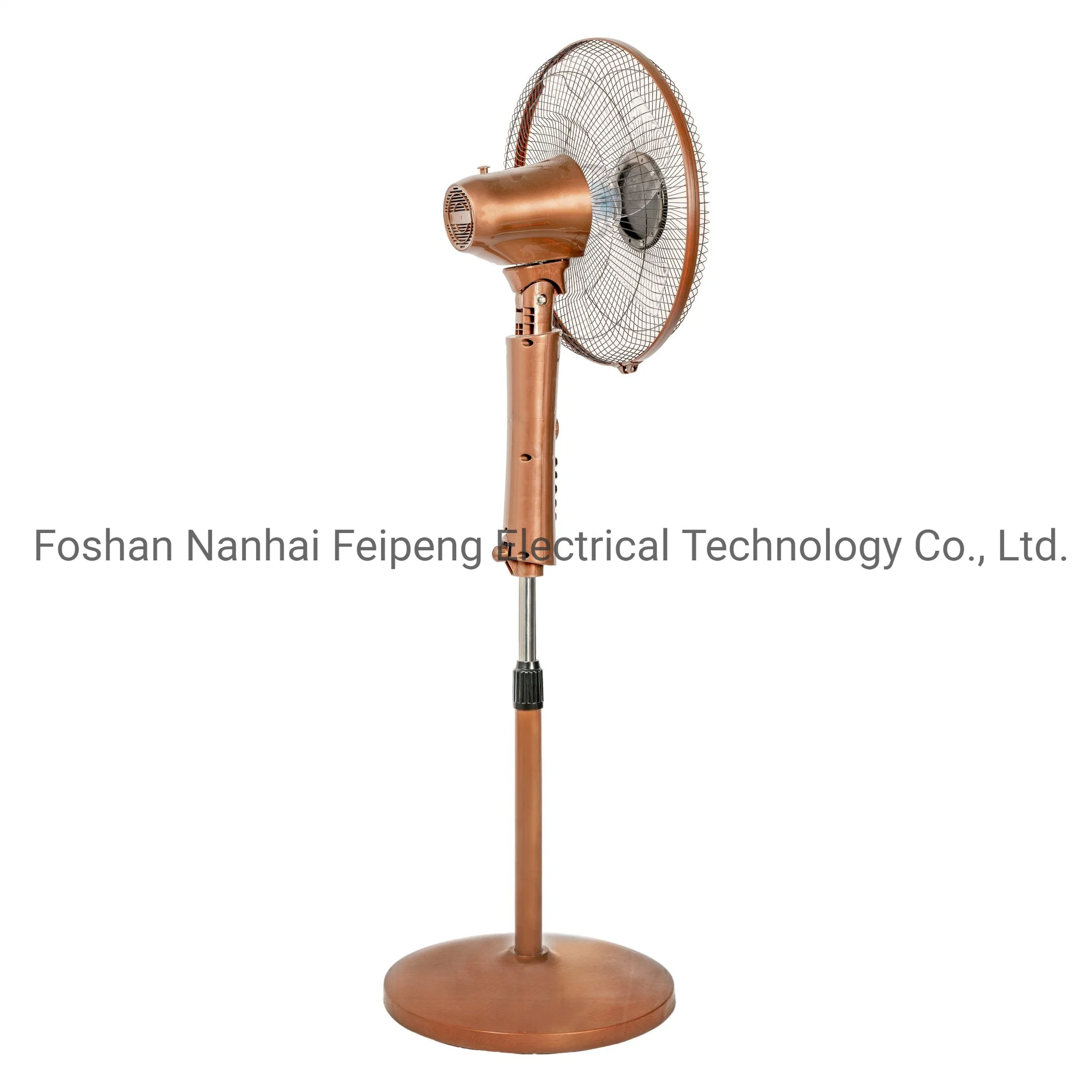 Flypon Home Appliances Factory Fan 16 Inch Electric Fan with Copper Motor Stand Fan