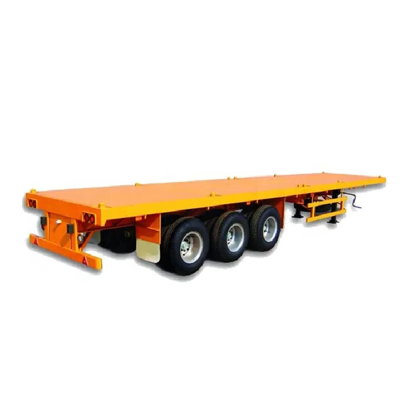 40FT Flatbed Truck Trailer Load Capacity Trailer Flatbed