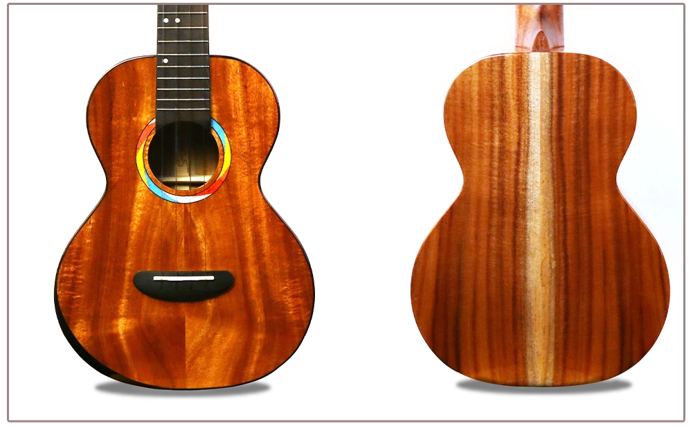 K-U1 Ecommerce Music Store Supplier Price Professional Craftmandship High Grade Full Solid Wood Koa Tenor Ukulele